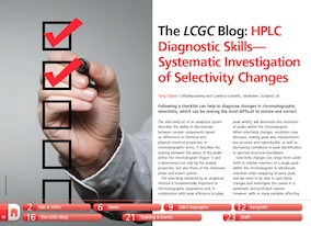 How to diagnose changes in chromatographic selectivity